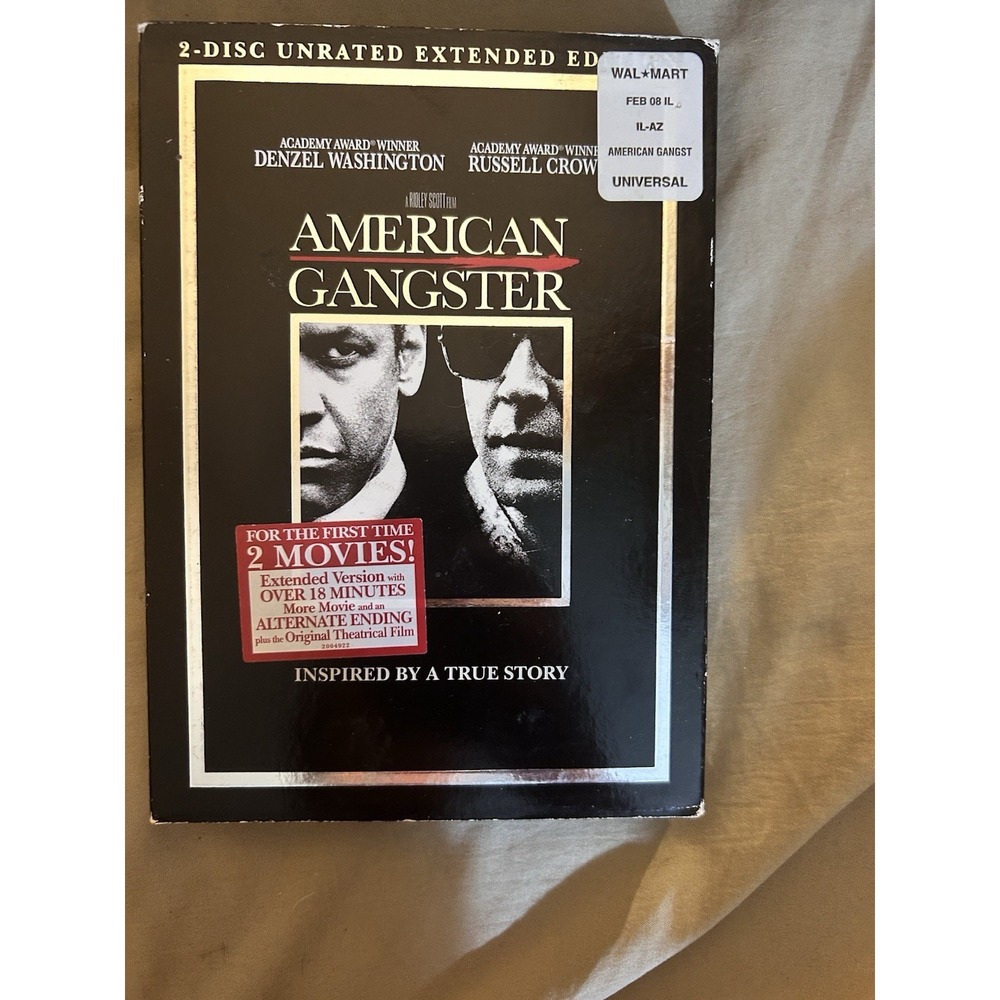 American Gangster‎ 2 Disc Unrated Extended Edition DVD